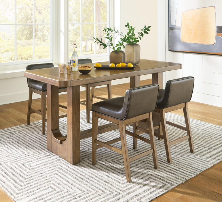 Cabalynn Counter Height Dining Table and 4 Barstools - alternate view 2