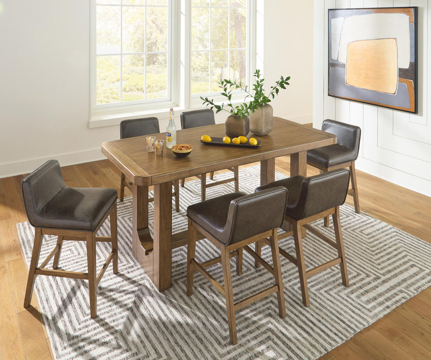 Cabalynn Counter Height Dining Table and 6 Barstools - alternate view 3