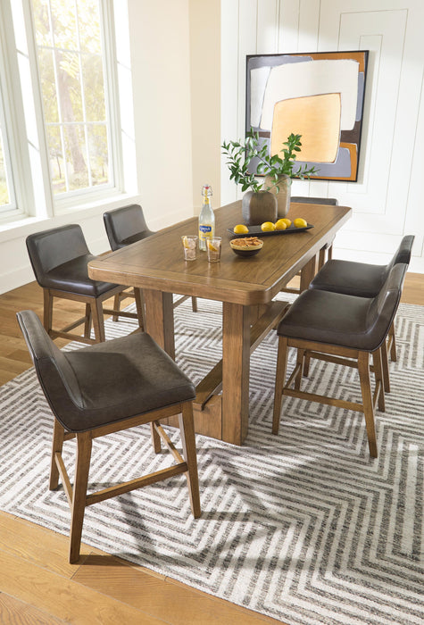 Cabalynn Counter Height Dining Table and 6 Barstools - alternate view 4