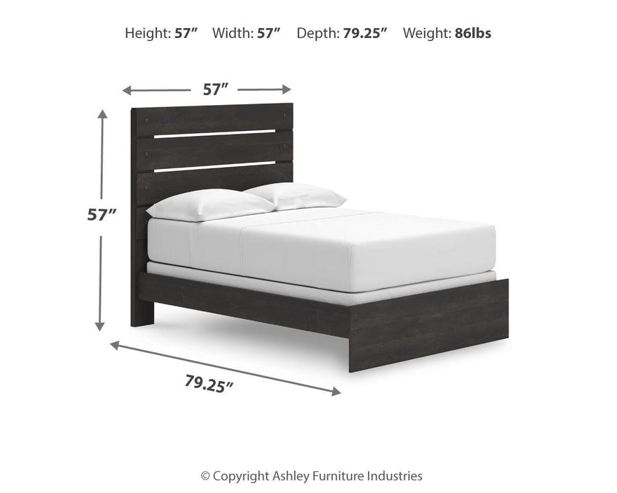 Delmorta Full Panel Bed, Dresser and Mirror - alternate view 16
