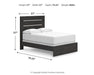 Delmorta Full Panel Bed, Dresser and Mirror - alternate view 16