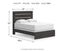 Delmorta Queen Panel Bed, Dresser and Mirror - alternate view 16