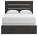 Delmorta Queen Panel Bed, Dresser, Mirror and Nightstand - alternate view 7