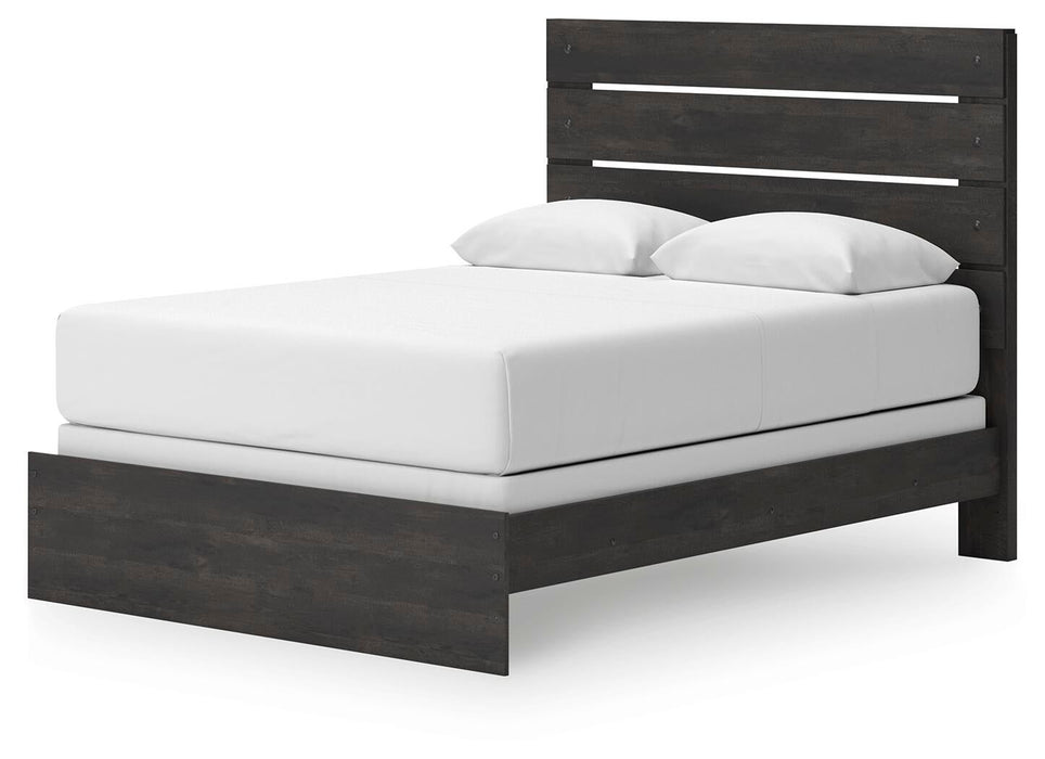 Delmorta Queen Panel Bed, Dresser, Mirror and Nightstand - alternate view 10