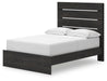 Delmorta Full Panel Storage Bed, Dresser, Mirror and Nightstand - alternate view 11