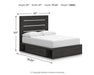 Delmorta Full Panel Storage Bed, Dresser and Mirror - alternate view 17