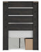 Delmorta Twin Panel Storage Bed, Dresser, Mirror and Nightstand - alternate view 10