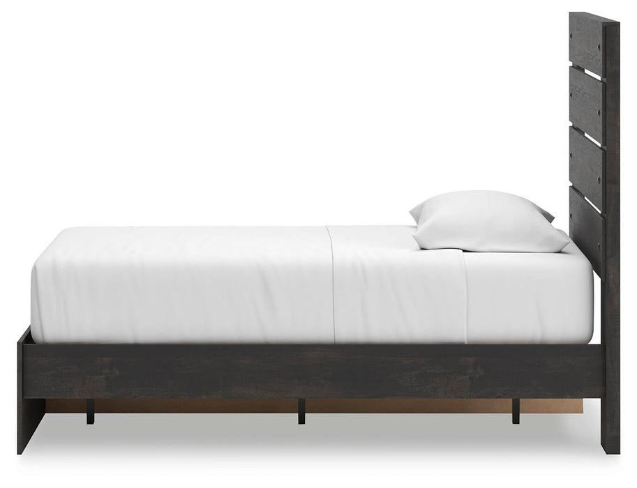Delmorta Twin Panel Storage Bed, Dresser and Mirror - alternate view 18