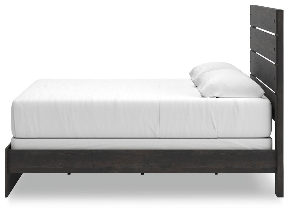 Delmorta King Panel Bed, Dresser and Mirror - alternate view 17