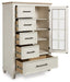Shaybrock California King Panel Bed, Dresser, Mirror, Chest and Nightstand - alternate view 6