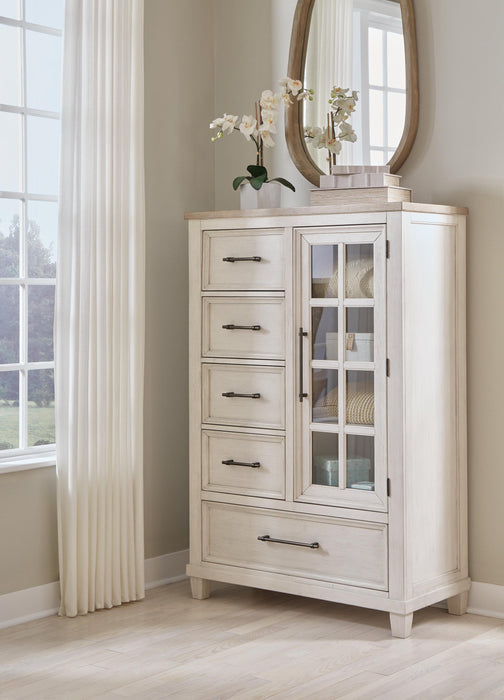 Shaybrock California King Panel Bed, Dresser, Mirror, Chest and Nightstand - alternate view 16