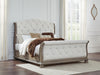 Ardenfield California King Upholstered Sleigh Bed, Dresser, Mirror and Nightstand - alternate view 11