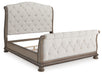 Ardenfield King Upholstered Sleigh Bed, Dresser, Mirror, Chest and Nightstand - alternate view 8