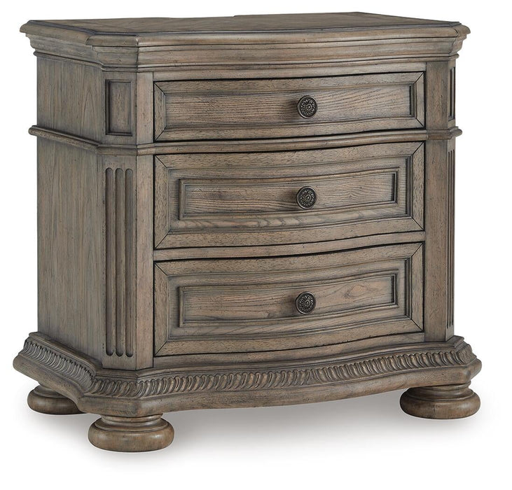 Ardenfield King Upholstered Sleigh Bed, Dresser, Mirror, Chest and Nightstand - alternate view 10