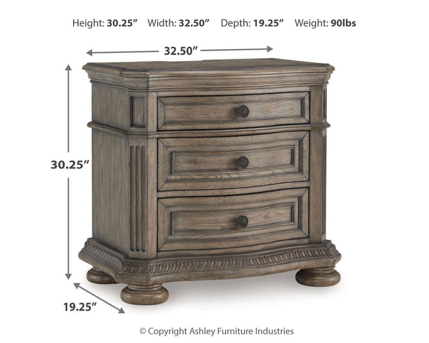 Ardenfield King Upholstered Sleigh Bed, Dresser, Mirror and Nightstand - alternate view 13
