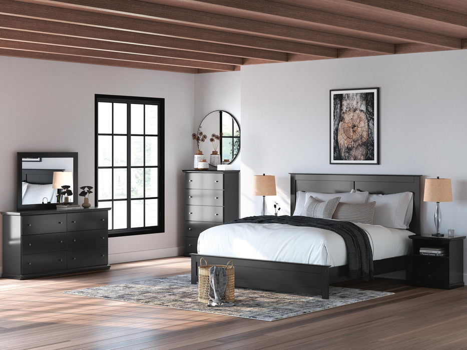 Maribel King Panel Bed, Dresser, Mirror and Nightstand - alternate view 16