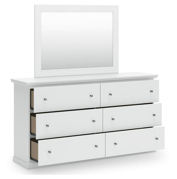 Bostwick Shoals King Panel Bed, Dresser and Mirror - alternate view 4