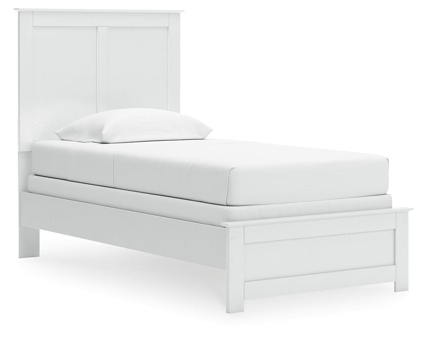 Bostwick Shoals Twin Panel Bed, Dresser, Mirror, Chest and Nightstand - alternate view 3