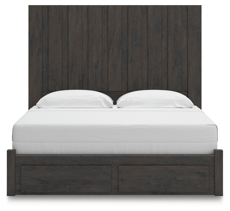 Parlayon King Panel Storage Bed, Dresser, Mirror, Chest and Nightstand - alternate view 13
