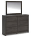Parlayon King Panel Storage Bed, Dresser, Mirror and Nightstand - alternate view 3