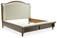 Sturlayne Queen Upholstered Panel Bed, Dresser and Mirror - alternate view 5
