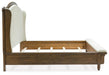 Sturlayne Queen Upholstered Panel Bed, Dresser and Mirror - alternate view 8
