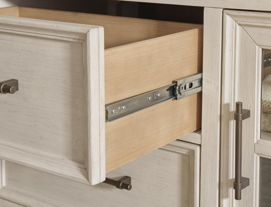 Shaybrock King Panel Bed, Dresser, Mirror and Nightstand - alternate view 15