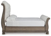 Ardenfield California King Upholstered Sleigh Bed, Dresser and Mirror - alternate view 8