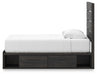 Delmorta Twin Panel Bed with Storage, Dresser and Mirror - alternate view 17