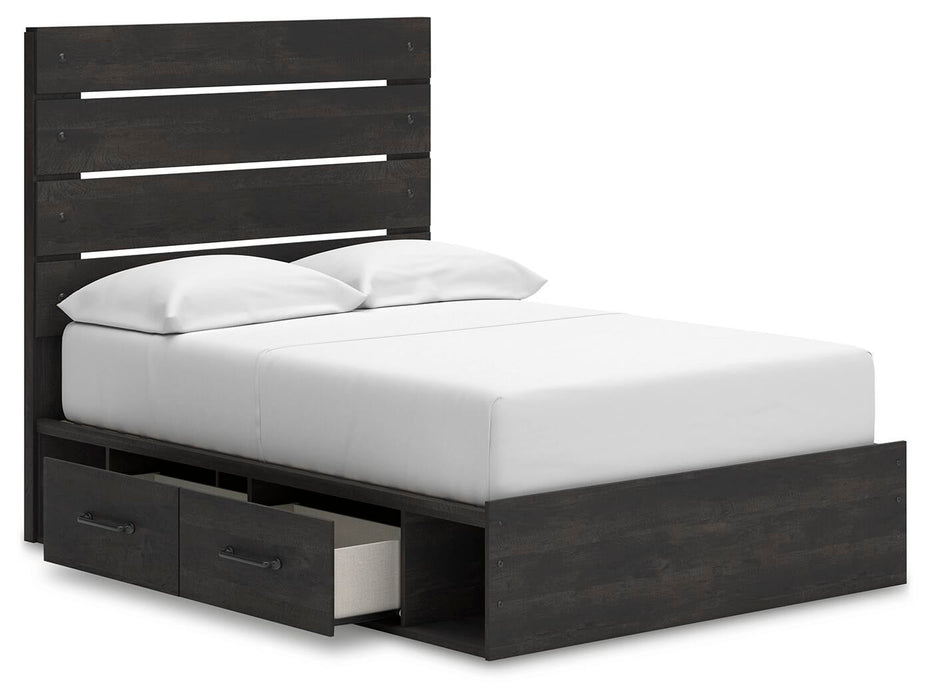 Delmorta Full Panel Storage Bed, Dresser, Mirror, Chest and Nightstand - alternate view 15