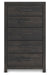 Delmorta King Panel Bed, Dresser, Mirror, Chest and Nightstand - alternate view 7