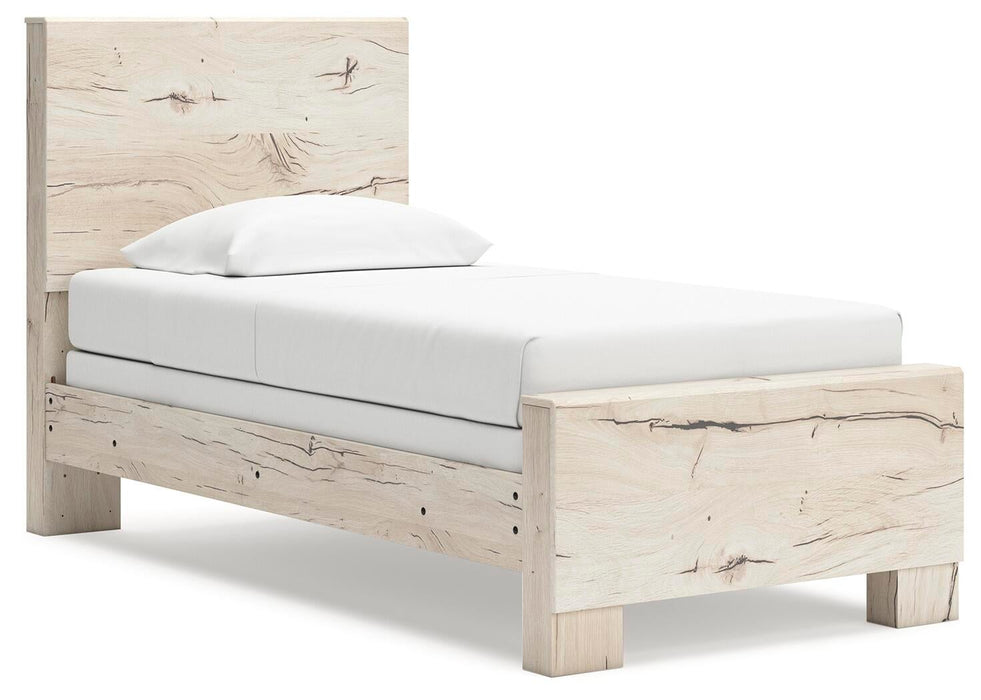 Lawroy Twin Panel Bed, Dresser, Mirror, Chest and Nightstand - alternate view 14
