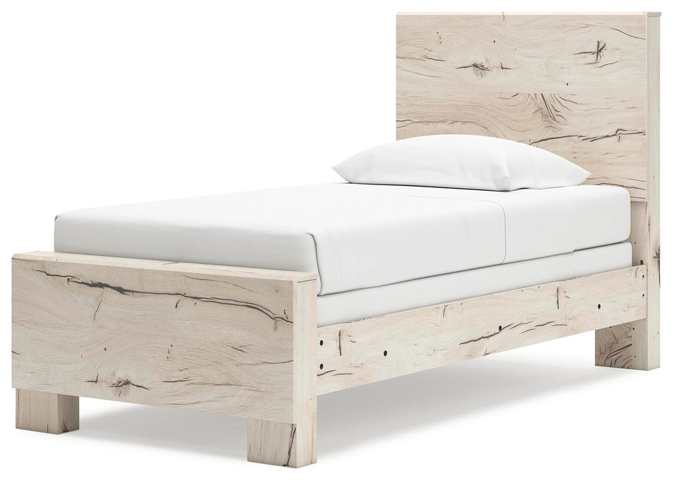 Lawroy Twin Panel Bed, Dresser, Mirror, Chest and Nightstand - alternate view 17