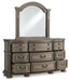 Ardenfield Queen Upholstered Sleigh Bed, Dresser, Mirror and Nightstand - alternate view 3