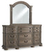 Ardenfield Queen Upholstered Sleigh Bed, Dresser, Mirror and Nightstand - alternate view 2