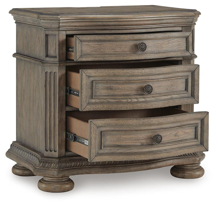 Ardenfield Queen Upholstered Sleigh Bed, Dresser, Mirror and Nightstand - alternate view 8