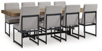 Tomtyn Dining Table and 8 Chairs