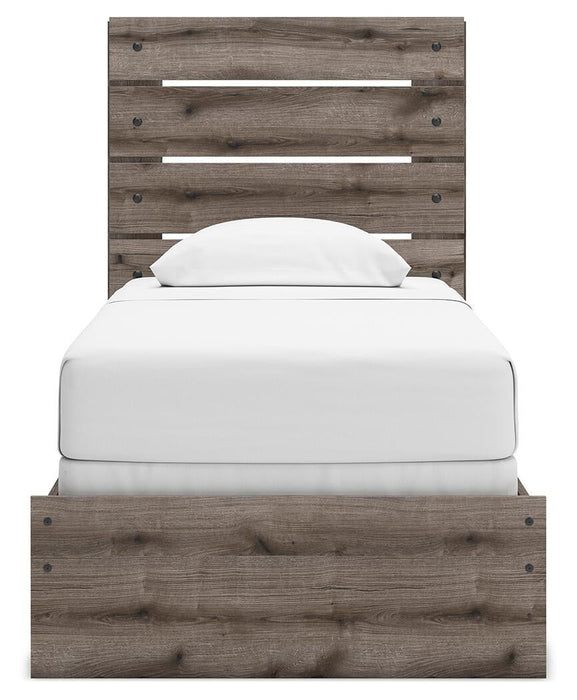 Urbanoore Twin Panel Bed, Dresser and Mirror - alternate view 7