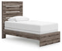 Urbanoore Twin Panel Bed, Dresser and Mirror - alternate view 8