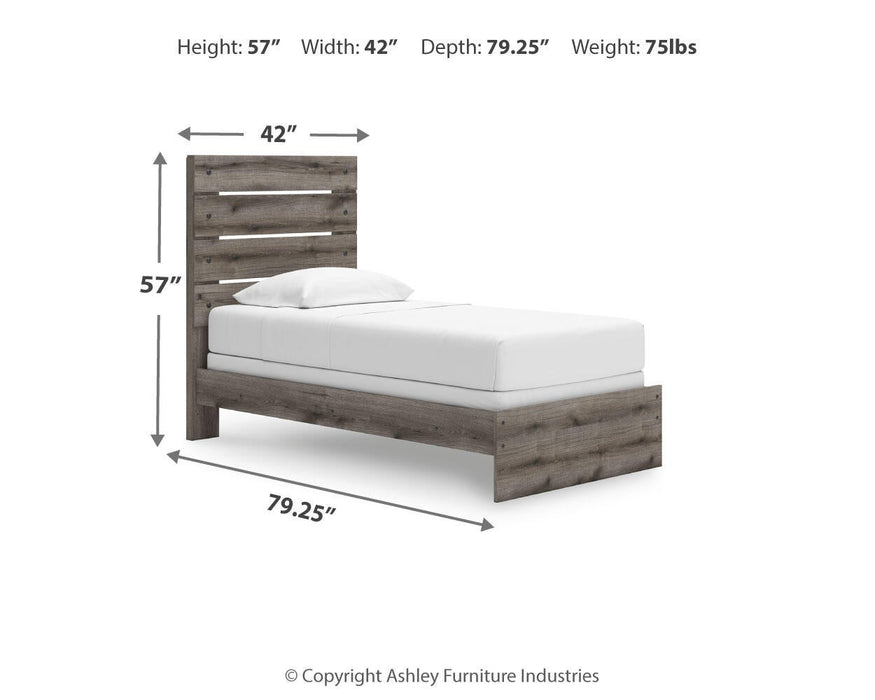 Urbanoore Twin Panel Bed, Dresser and Mirror - alternate view 16