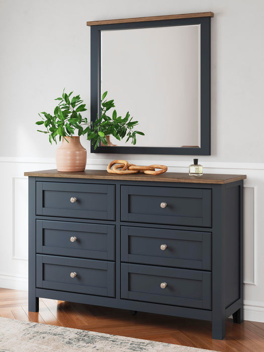 Landocken Twin Panel Headboard, Dresser, Mirror, Chest and Nightstand - alternate view 21