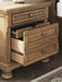 Vandenmore California King Storage Sleigh Bed with Mirrored Dresser and Nightstand - alternate view 24