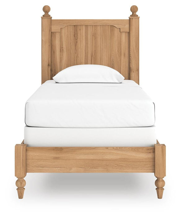 Galletyn Twin Panel Bed with Mirrored Dresser - alternate view 7
