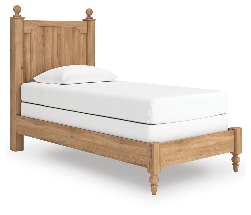 Galletyn Twin Panel Bed with Mirrored Dresser - alternate view 8