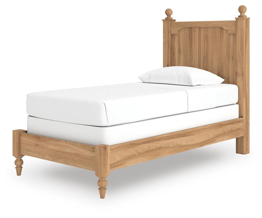 Galletyn Twin Panel Bed with Mirrored Dresser - alternate view 10