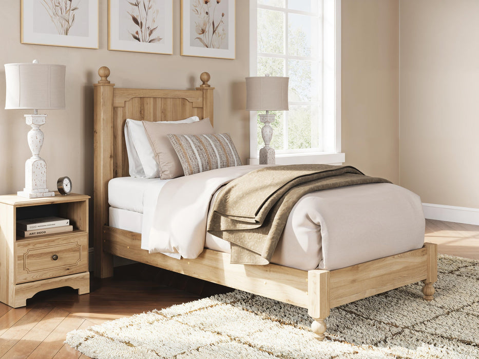 Galletyn Twin Panel Bed with Mirrored Dresser - alternate view 14