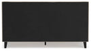 Cielden King Upholstered Bed with Roll Slats, Dresser, Mirror, Chest and Nightstand - alternate view 15