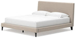 Cielden King Upholstered Bed with Roll Slats, Dresser, Mirror, Chest and Nightstand - alternate view 16
