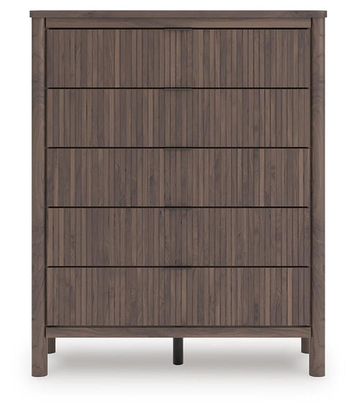 Cadmori Queen Upholstered Panel Bed, Dresser, Mirror and Nightstand - alternate view 2