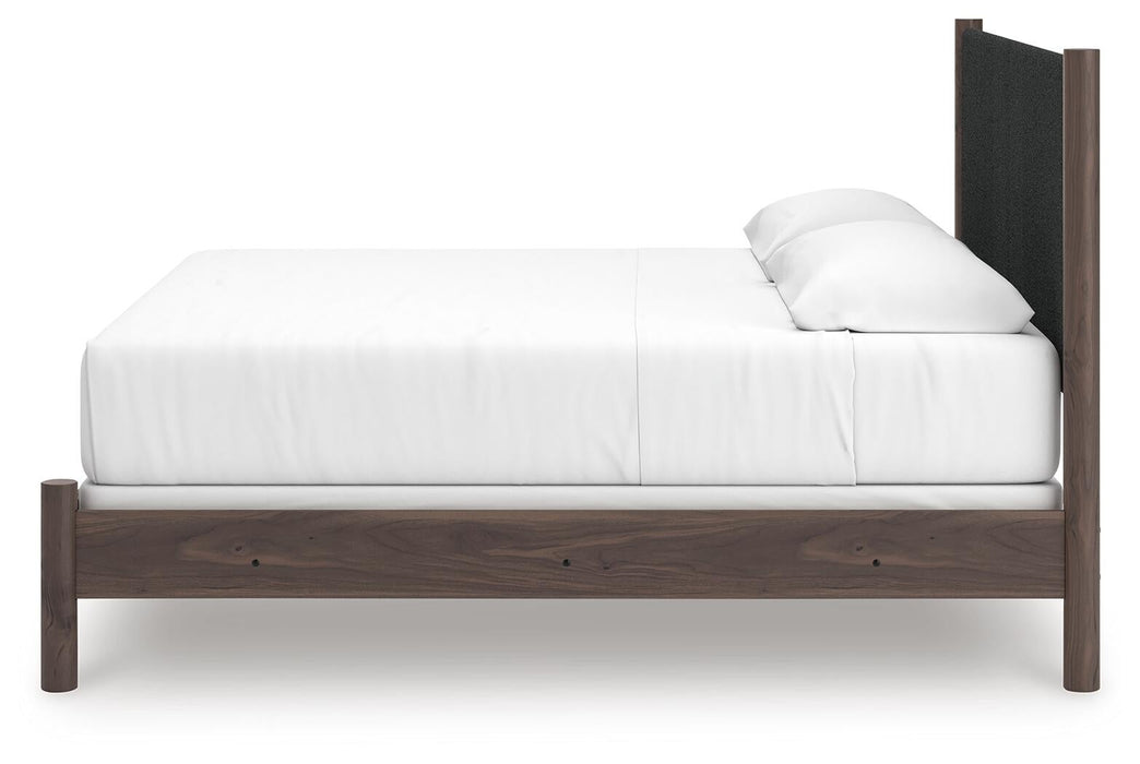 Cadmori King Upholstered Panel Bed, Dresser and Mirror - alternate view 12